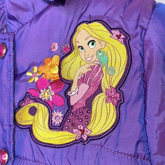 Rapunzel Coat 7/8 Disney Store Girls Jacket Tangled - Picture 5 of 11